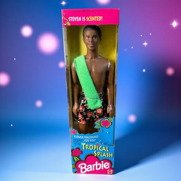 Tropical Splash Steven Doll 1994 Mattel #12452 Scented Flower Fragrance - Picture 1 of 7